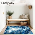 thumbnail image 3 of ODIKA 5'x7' Machine Washable Non-Slip Area Rug, Ethereal River for Living Room High Traffic Rug, Blue, 101661, 3 of 7