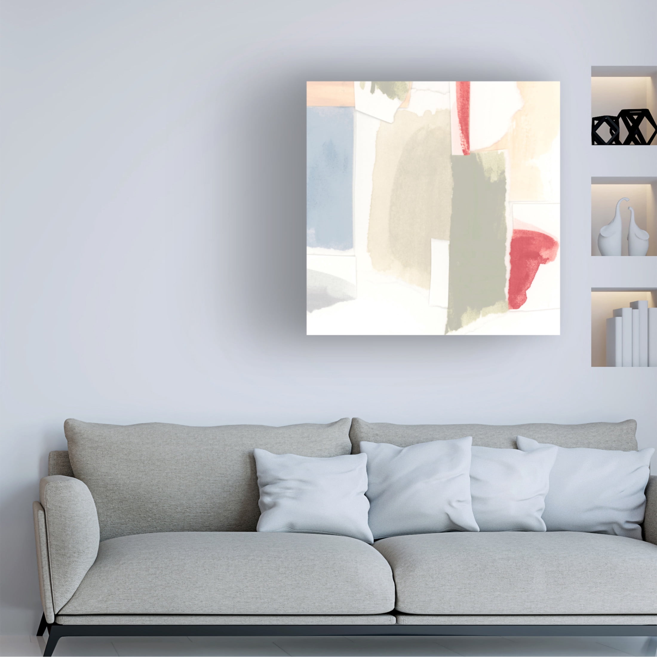 Trademark Fine Art June Erica Vess  Magenta Ignition III Canvas Wall Art