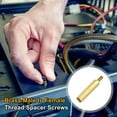 thumbnail image 5 of Uxcell 25 Pack Male to Female Thread Spacer Screws, M2.5 x 20mm + 6mm Brass Hex Standoff Screws PCB Motherboard for Drone Quadcopter, Computer and Circuit Board, 5 of 6