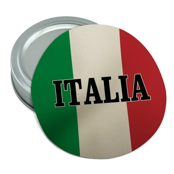 Italia Italy Italian Flag Round Rubber Non-Slip Jar Gripper Lid Opener