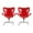 Red, variant on QUMONIN 2-Pack Mini Plastic Dollhouse Chairs Ornaments for Crafting and Home Decoration
