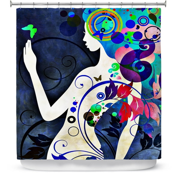 Shower Curtains 70" x 84" from DiaNoche Designs by Angelina Vick - Wondrous Night 6