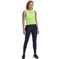 thumbnail image 4 of Under Armour Womens HeatGear High Waisted Pocketed Leggings Midnight Navy 410/White X-Small Short, 4 of 7