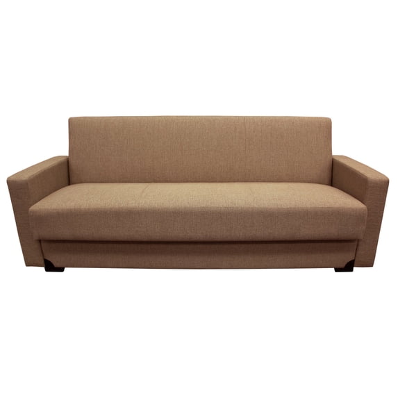 Hodedah Imports 3 Seat Storage Sofa Bed
