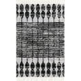 thumbnail image 3 of Unique Loom Asheville Cherokee Rug Black/Ivory 4' 1" x 6' 1" Rectangle Textured Geometric Bohemian Perfect For Living Room Bed Room Dining Room Office, 3 of 8