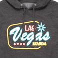thumbnail image 3 of Instant Message - Las Vegas - Men's Pullover Hooded Fleece Sweatshirt, 3 of 6