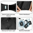 thumbnail image 5 of Paw Legend Washable Dog Belly Wrap Diapers for Male Dog (3 Pack),Black,S, 5 of 6