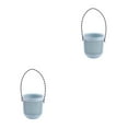 thumbnail image 2 of Maytalsory Wall-Mounted Japanese Style Planter Dual Layer For Better Water Absorption Outer Layer Keeps Water Draining Functional Blue 8.7*9.5*20.5cm 2PCS, 2 of 6