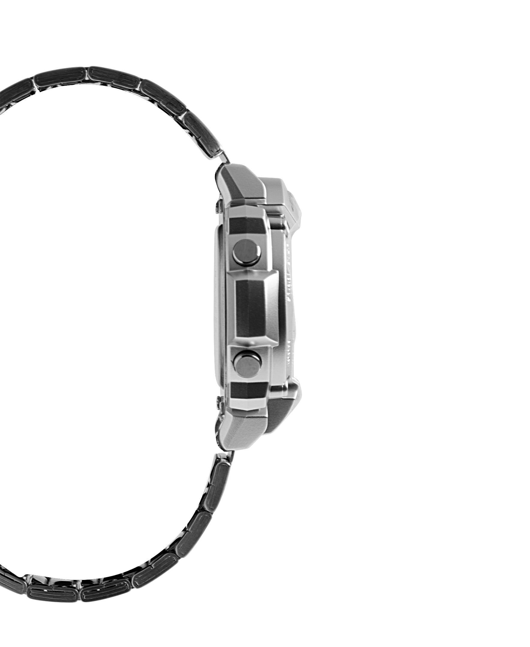 Casio Men's Digital LCD Stainless Steel Band Wristwatch W219HD-1AV