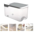 thumbnail image 3 of Storage Dispenser Flour Rice Container Bucket Sealed Tank Kitchen Bin Cereal Grain 20 Lbs, 3 of 6
