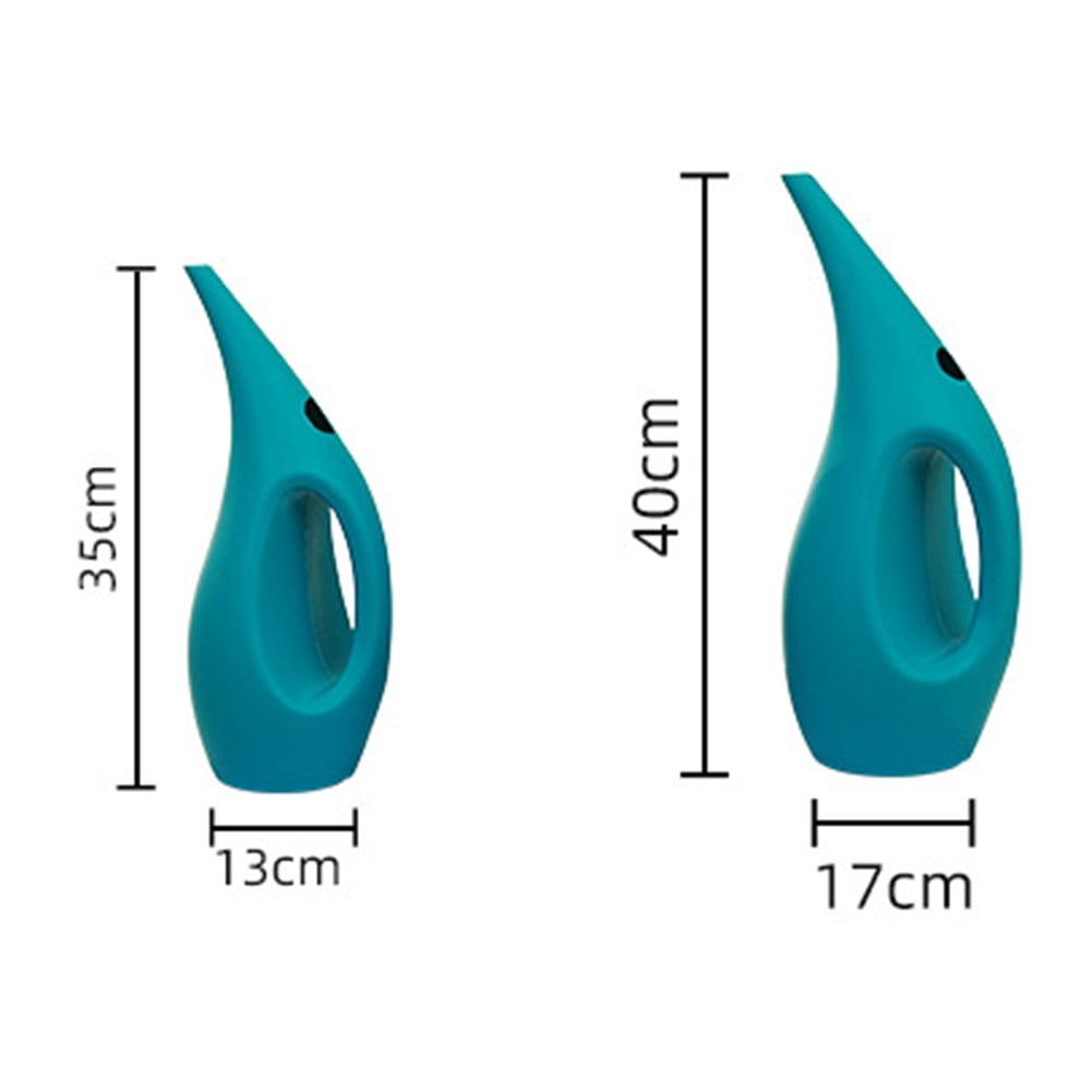 High-quality Long Spout Watering Cans for Efficient Indoor Plant Watering- A Dark Gray 2.5L Smile Home