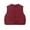Wine, variant on Sleeveless Padded Vest for Men and Women Lightweight Button Down Warm Outerwear with Pockets for Everyday Wear