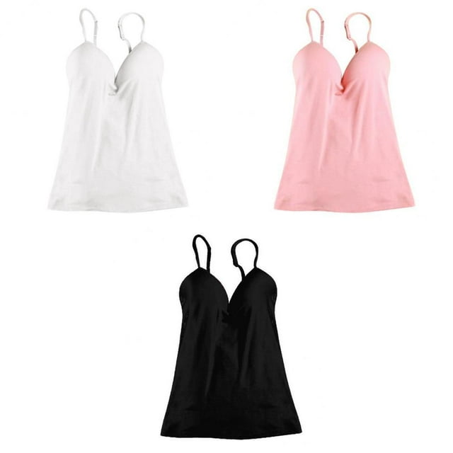 Cami construido para mujer,Bralette push-up con parte superior corta,Tops Chaleco con tiras Chaleco con corsé,Sujetador sin aro con relleno,Correa de espaguetiTank Tops Sujetador,Camisa