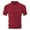 Wine, variant on yillto Men's Muscle Golf Shirts V Neck Slim Ribbed T Shirts Short Sleeve Collar Shirt Knit Casual Tee