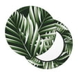 thumbnail image 2 of Disketp Tropical Palm Leaves1 Stool Covers Round, Super Soft Round Bar Stool Cushion Covers Seat Cushion - 14 Inch, 2 of 7