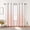Pink, variant on MIZHONA Blue Gradient Blackout Curtains for Living Room Boho Omber Printed Window Curtain Drapes Set of 2,42"x84" inch Length