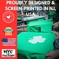 thumbnail image 2 of NYC FACTORY USA Screen Printed Charcoal Irish Distressed Shamrock T-Shirt St Patricks Day Mens Ireland Charcoal-Black, Large, 2 of 3