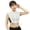 White, variant on Women's Striped Detachable Half High Collar Fashion Fake Collar for Sweater Dress Top