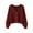 Y2-Red, variant on Baberdicy Cardigan Sweaters for Women Womens Solid Color Sweater Women Vintage Tops Loose Outer Wear V Neck Short Knitted Cardigan Ja V Neck Cardigan Sweaters for Women One Size