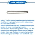 thumbnail image 7 of Unique Bargains Timing Chain Kit No.06H109158H for AUDI A3 2009-2013 for AUDI Q3 2015-2018 for VOLKSWAGEN CC 2012-2017 for VOLKSWAGEN EOS 2011-2016 1 Pcs Car, 7 of 7