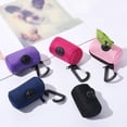 thumbnail image 3 of Nylon Pet Waste Bag Dispenser With Mesh Design Carabiner For Dog Walking Outdoor Pet Supplies, 3 of 6