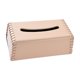 thumbnail image 5 of Porta pañuelos faciales, porta servilletas de papel moderno y creativo, caja de pañuelos para Rosa claro, 5 of 9
