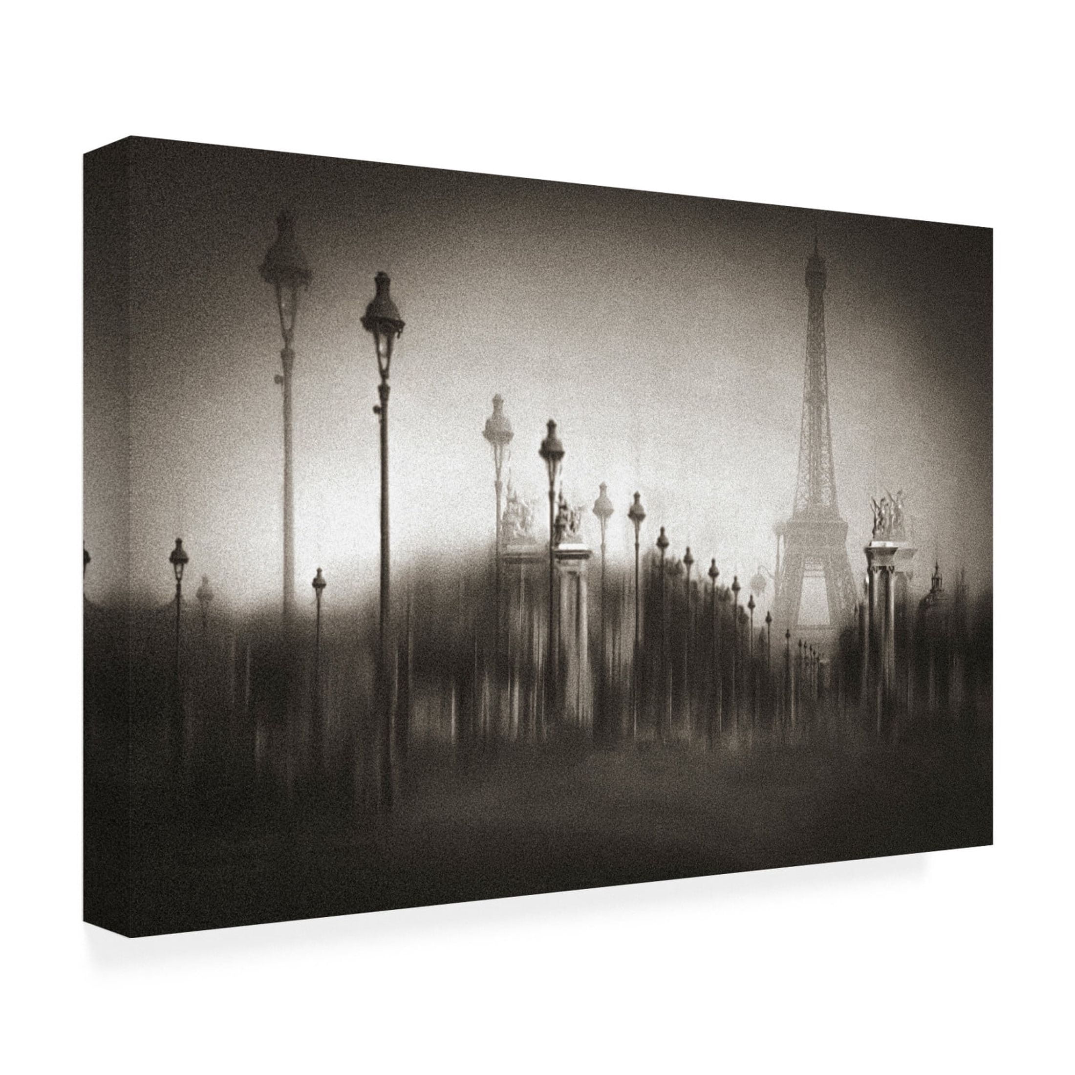 Canvas Wall Art - Orkidea W. 'Pont Alexandre Iii' Wall Art for Living Room, Bedroom, or Office Décor by Trademark Fine Art - 32 x 22 Inches