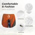 thumbnail image 4 of Salouo Orange Net Fishing Boat Print Women's 2 in 1 Running Shorts Double-Layer Shorts Athletic Workout Gym Yoga Shorts Running Shorts for Women-Large, 4 of 7