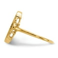 thumbnail image 3 of Solid 14k Yellow Gold Engravable Monogram Signet Ring Band Size 5, 3 of 6