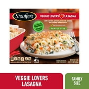 Stouffer's Veggie Lovers Lasagna Family Size Meal, 37.5 oz (Frozen)