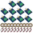 thumbnail image 1 of 10pcs Piezoelectric Sensor Analog Ceramic Sensor Module Piezoelectricity For Diy Kit, 1 of 4