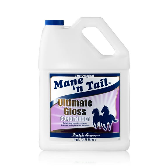 Mane 'n Tail Ultimate Gloss Conditioner 1 Gallon – Deeply Moisturizes, Strengthens & Restores Shine for Soft, Silky Coat, Mane & Tail, Also Great for Dogs