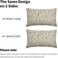 thumbnail image 4 of Olive Green Fern Leaves Lumbar Pillow Covers 12X20 Inch Plant Leaf Floral Pine Decorative Pillow Cases Vintage Botanical Spring Summer Throw Pillows Set of 2 Home Decor for Sofa Couch Porch Outdoor, 4 of 6
