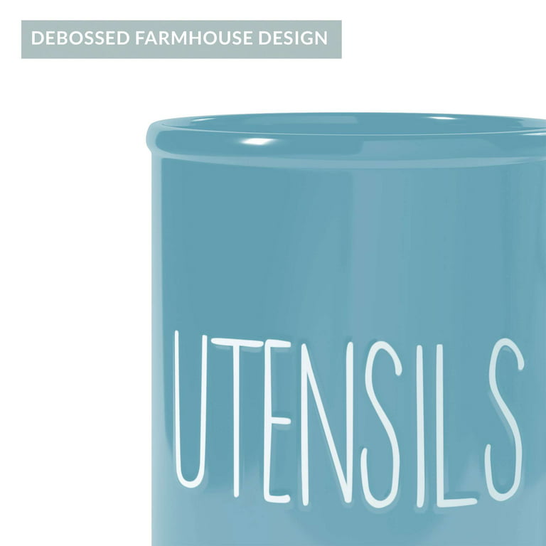 Barnyard Designs Kitchen Utensil Holder for Countertop Farmhouse Uten