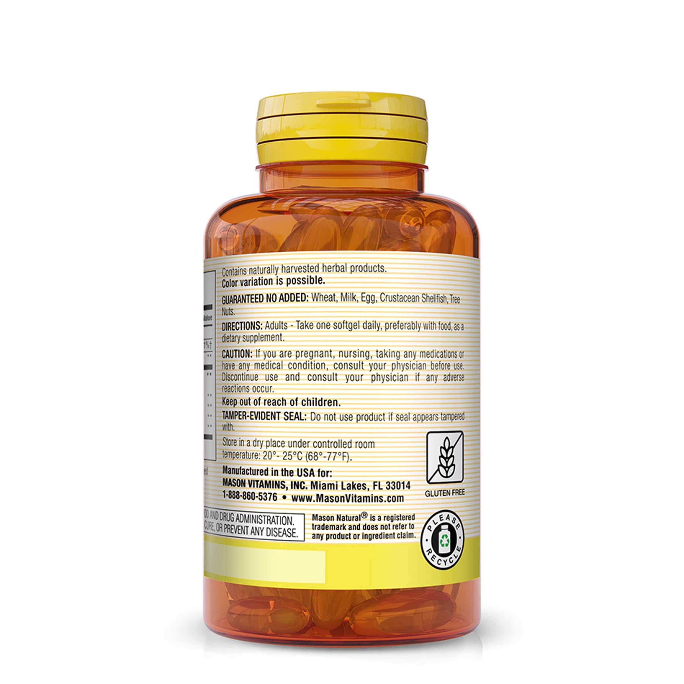 (3 pack) Mason Natural Flax Seed Oil 100 Softgels - Omega 3-6-9, Healthy Heart and Immune System