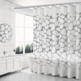 thumbnail image 1 of Cortina de ducha de baño, cortina divisoria, cortina de puerta, rejilla, cortina de ducha PEVA, resistente al moho, impermeable, multicolor opcional, 1 of 6