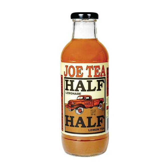 JOE TEA HALF & HALF 20 OZ GLASS BOTTLE