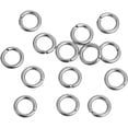 thumbnail image 3 of HDSupplies 1000 Pieces - 5mm Jump Rings - Silver Tone - 18 Gauge (1mm Thickness), 3 of 3