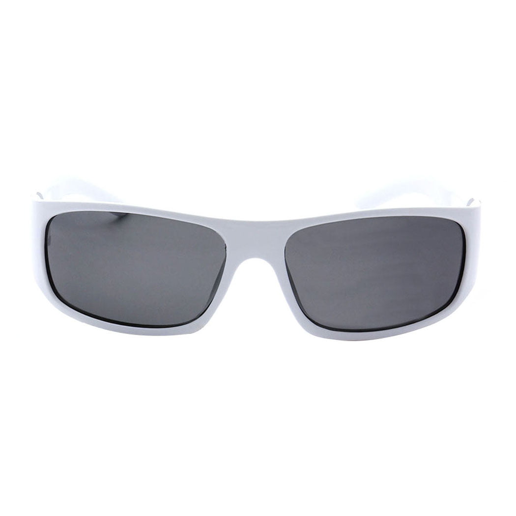 Sporty Wrap Around Sunglasses Blizzard White