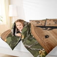 thumbnail image 2 of Feelyou Pike Fish Full Size Comforter Sets, Camouflage Bedding Sets, 3pcs, 2 of 6