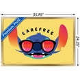 thumbnail image 3 of Disney Lilo and Stitch - Carefree Wall Poster, 22.375" x 34" Framed, 3 of 6