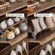 thumbnail image 3 of QinaQin Gabinete zapatero abatible, organizador de madera con repisa ajustable, diseño oculto y ahorrador de espacio para entrada o pasillo, 3 of 7