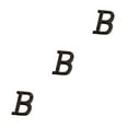 thumbnail image 4 of relayinert Durable And Rustproof Metal House Number Plaque Impeccable Door Decoration Easy To Install Metal Letters House Numbers B17--B 3Set, 4 of 6
