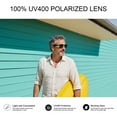 thumbnail image 2 of AI Smart Glasses with Chat GPT, AI Translation Glasses with 164 Language, Classic Aviator Sunglasses with Voice Assistant/AI Calling, IP65 Waterproof, Multifunctional Smart Glasses for Men Women, 2 of 11