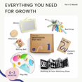 thumbnail image 2 of Set de juguetes Tiny Land Montessori de 0 a 3 meses con espejo y tarjetas, 2 of 6