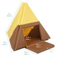 thumbnail image 3 of ECR4Kids SoftZone Camp, Canoe and Tumble Too, Chocolate/Yellow, 3 of 10