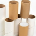 thumbnail image 1 of OULII 20pcs Plastic Tubing End Caps Kraft Shipping Tube Cap For Effective Packaging Process, 1 of 8
