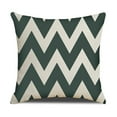 thumbnail image 4 of Green White Hugging Pillowcase 17.72x17.72" - Decorative Throw Pillow Covers for Couch, Sofa & Outdoor Furniture - Summer Polyester Cushion Cover for Patio, Garden, Porch, 4 of 4