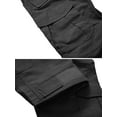 thumbnail image 6 of TRGPSG Men's Ripstop Cargo Pants, Water-Resistant Heavy-Duty Workwear for Hiking & Outdoors,Black Size 40, 6 of 7