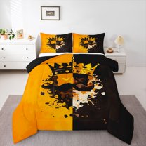 Castle Fairy 3-Piece Queen Crown Valentine Bedding Comforter Set